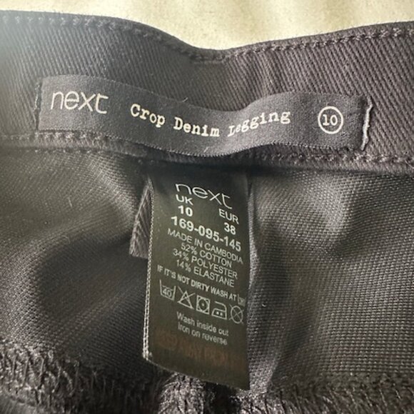 Next Crop Denim Legging - Picture 3 of 4